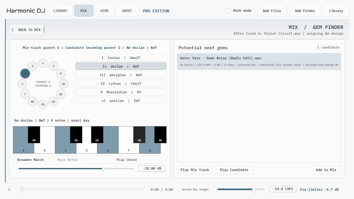APU Harmonic DJ Gem Finder